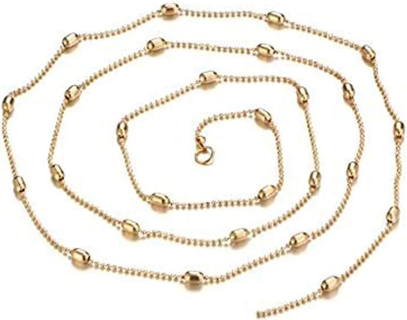 Minimalist Design Necklace Multi-Layered Dreat Charming Idea Trendy Women's Necklaces (Gold, One Size)