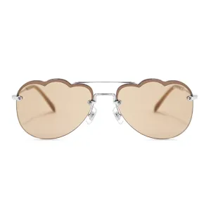 Miu Miu Aviator Sunglasses SMU56US 1BC176 58