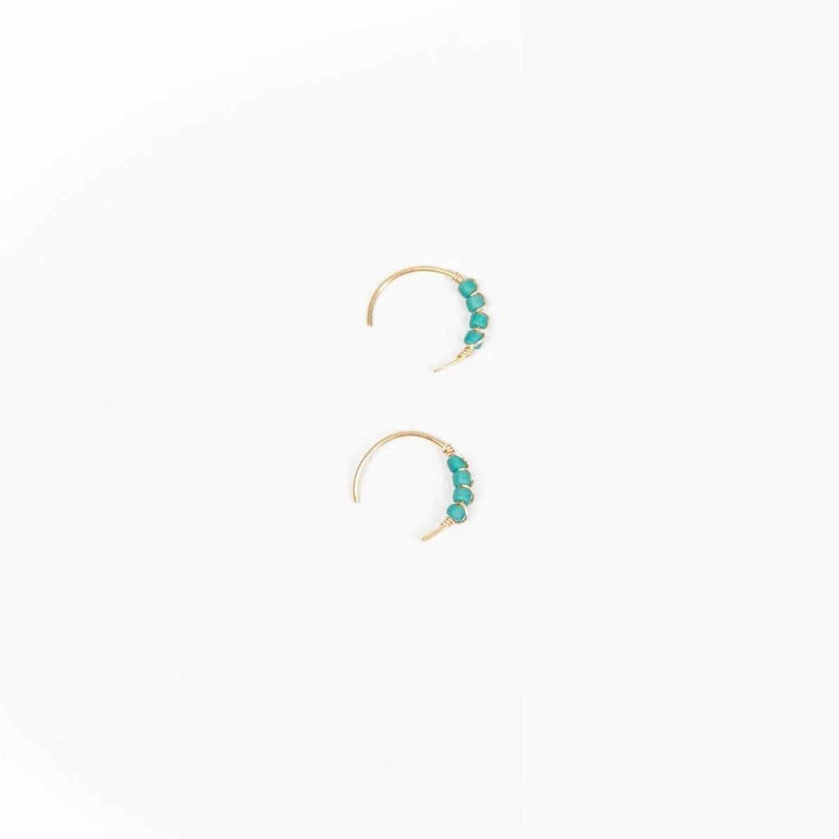 Moab Western Beaded Earrings in 14k Gold Filled