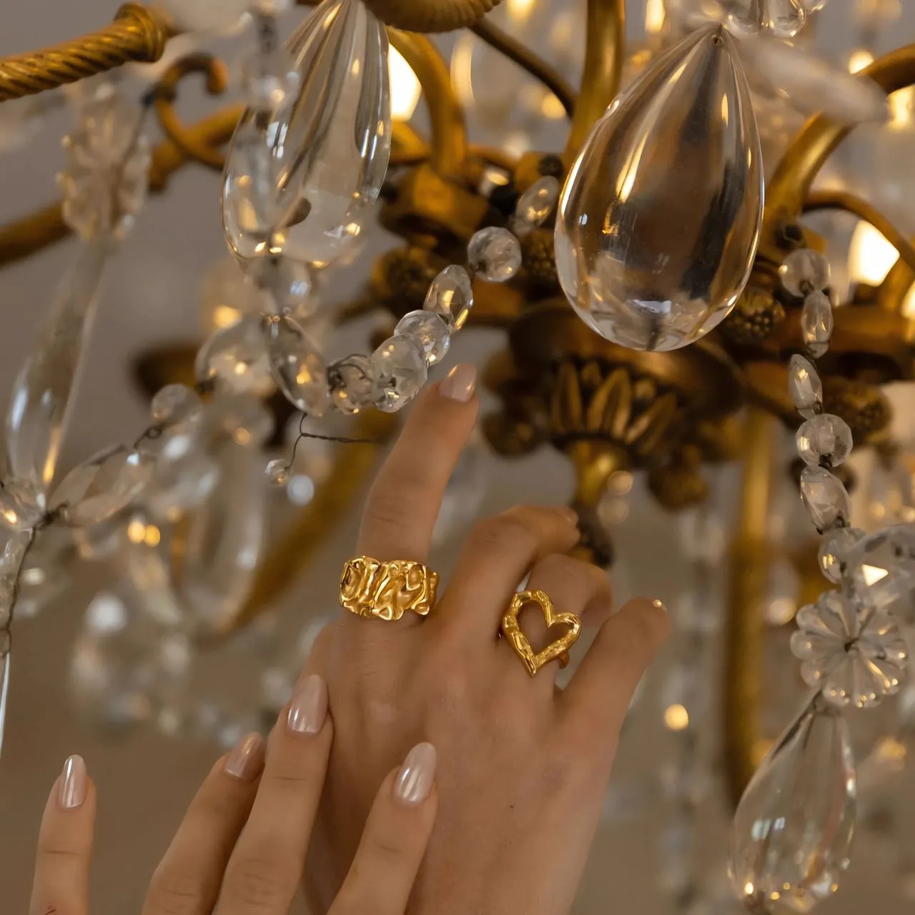 Molten Metal Statement Ring