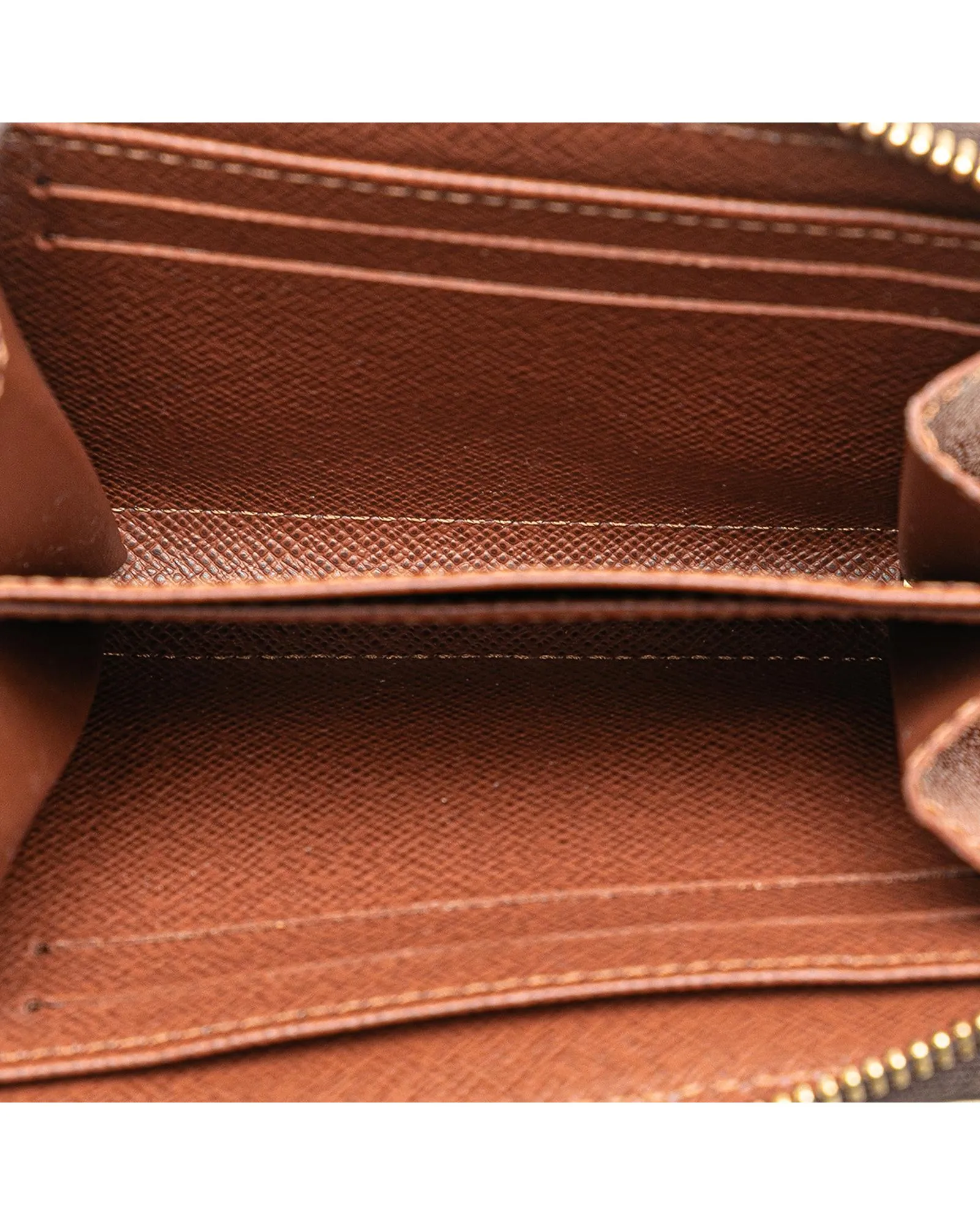 Monogram Canvas Zip-Around Coin Purse with Interior Slip Pockets