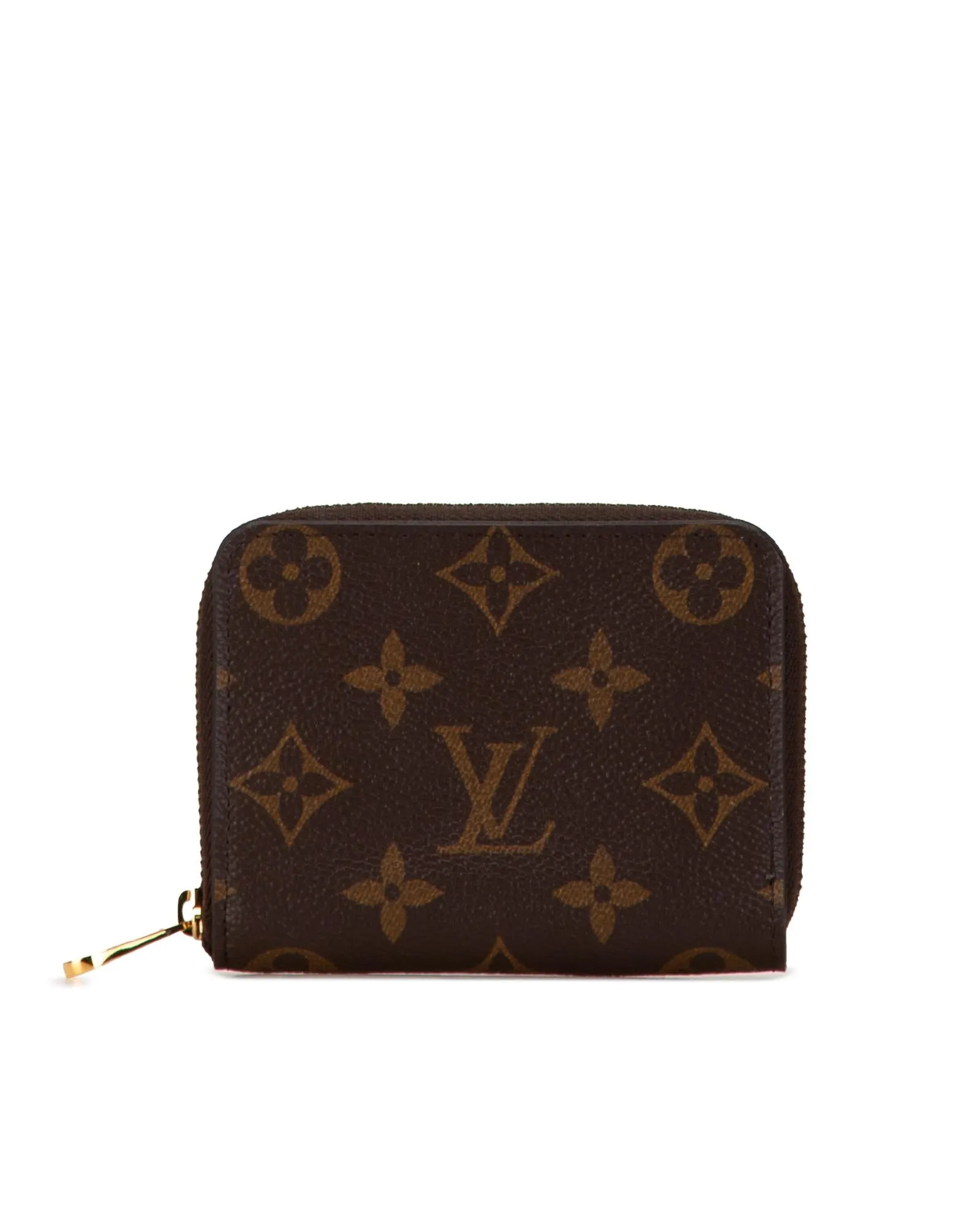 Monogram Canvas Zip-Around Coin Purse with Interior Slip Pockets