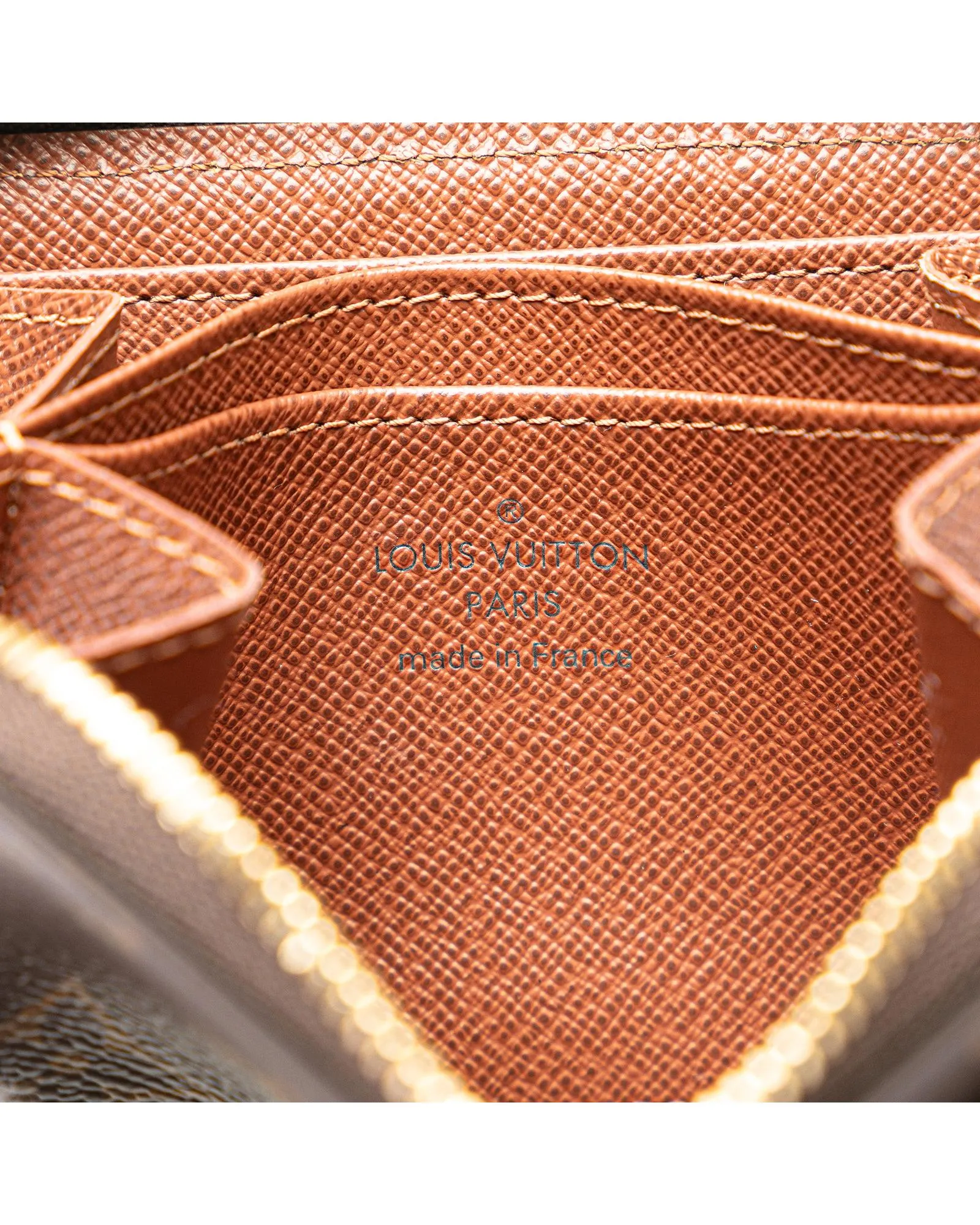 Monogram Canvas Zip-Around Coin Purse with Interior Slip Pockets