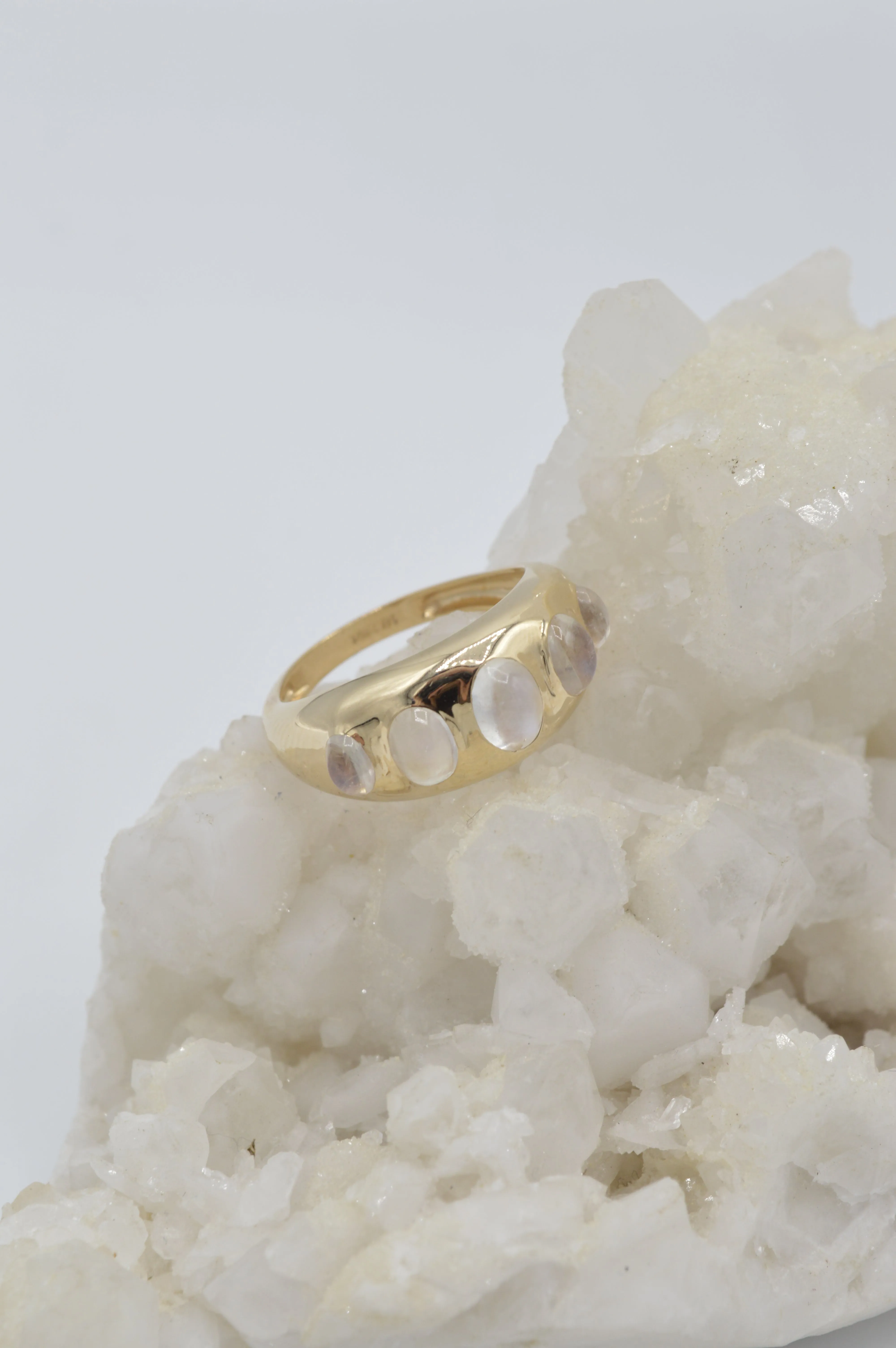 Moonstone Dome Ring