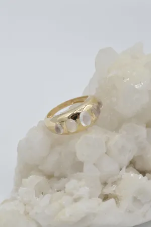 Moonstone Dome Ring