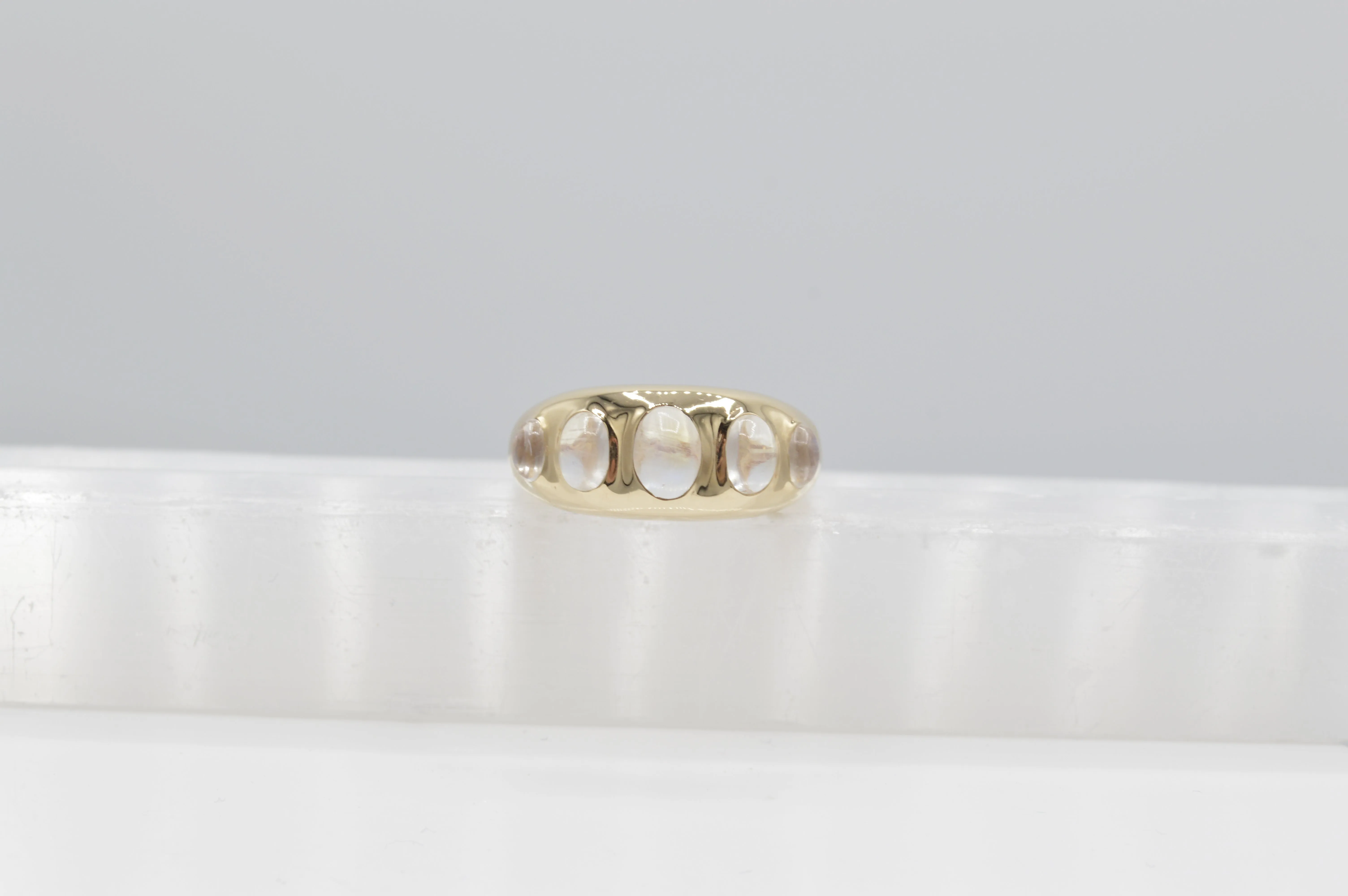 Moonstone Dome Ring