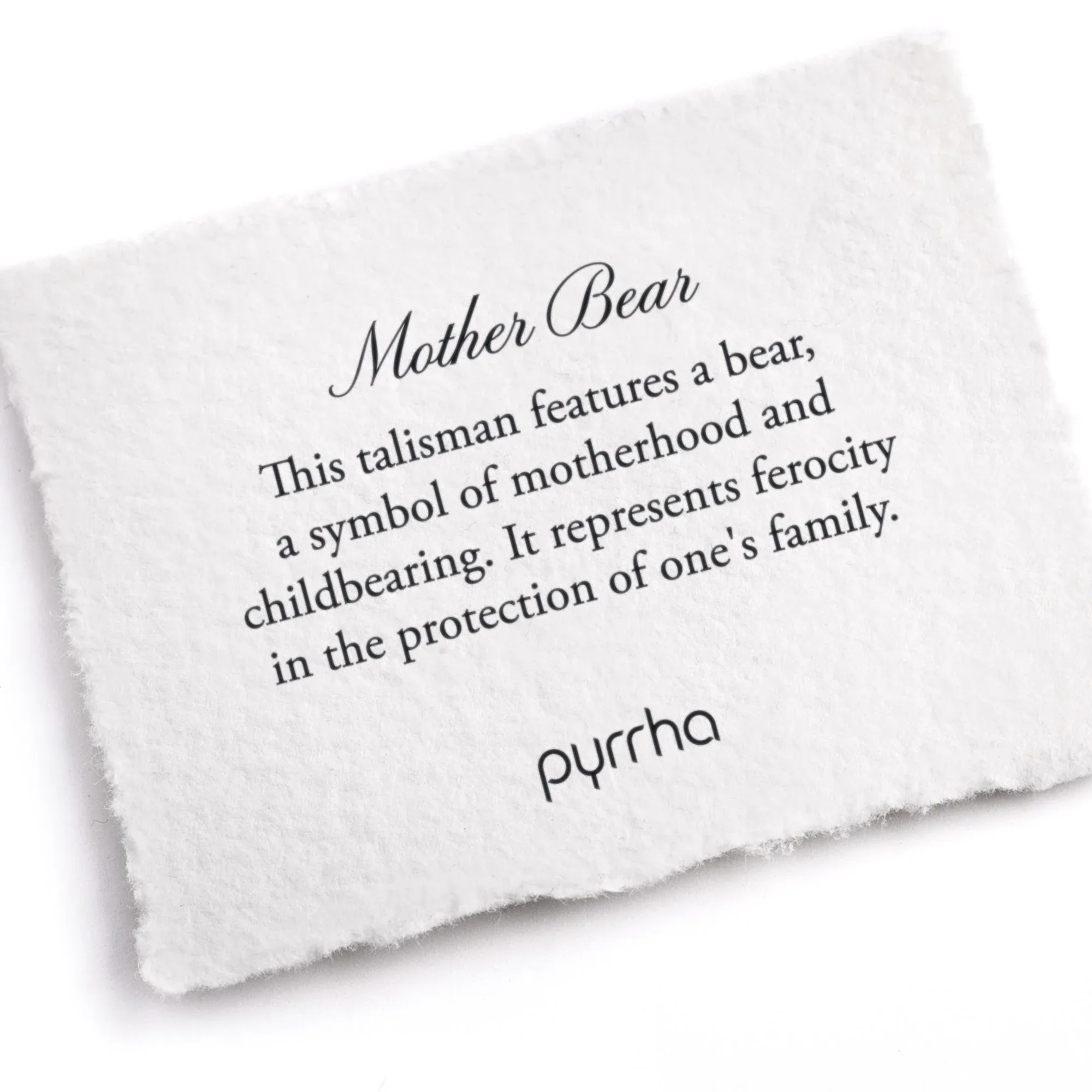 Mother Bear Large Paperclip Chain Necklace
