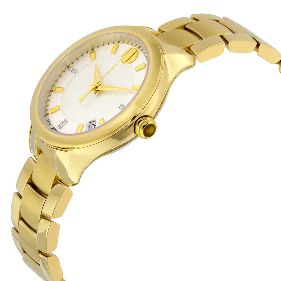 Movado Bellina White Mother of Pearl Dial Ladies Watch 0606980