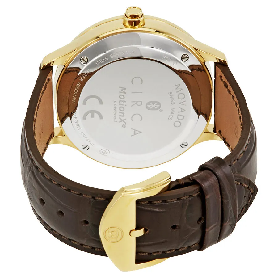 Movado Circa Motion Yellow Gold-tone Men's Smart Watch 0660008