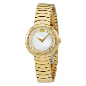 Movado Myla Mother of Pearl Dial Ladies Watch 0607045