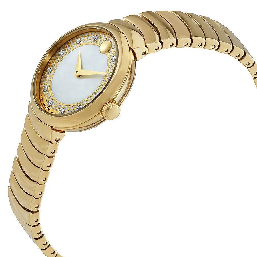 Movado Myla Mother of Pearl Dial Ladies Watch 0607045