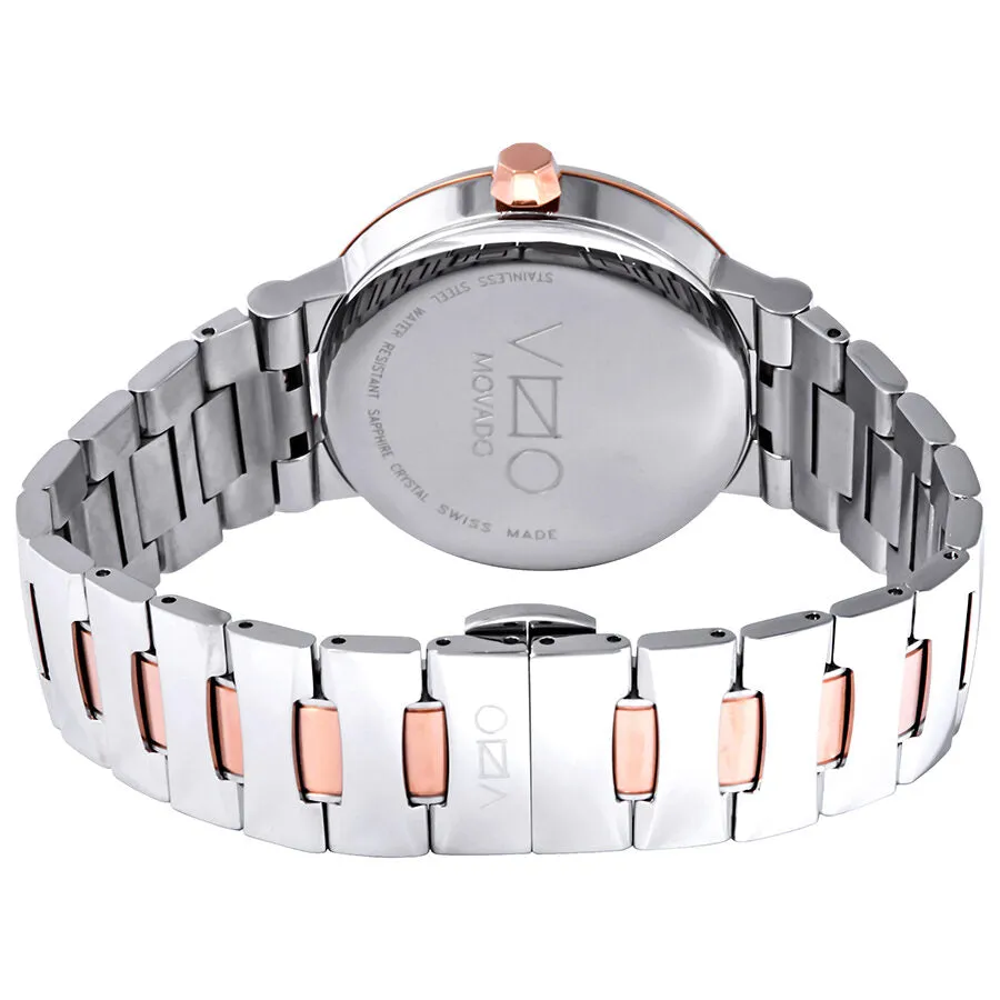 Movado Vizio Mother of Pearl Diamond Dial Ladies Watch 0607118
