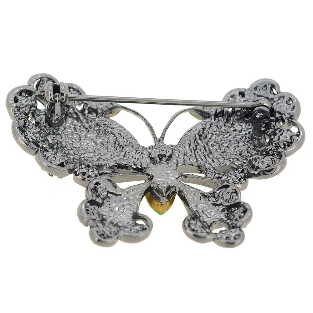 Multicolor Butterfly Brooch Pin