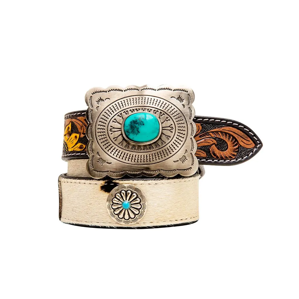 Myra Bag - Klepto Hand Tooled Concho Belt