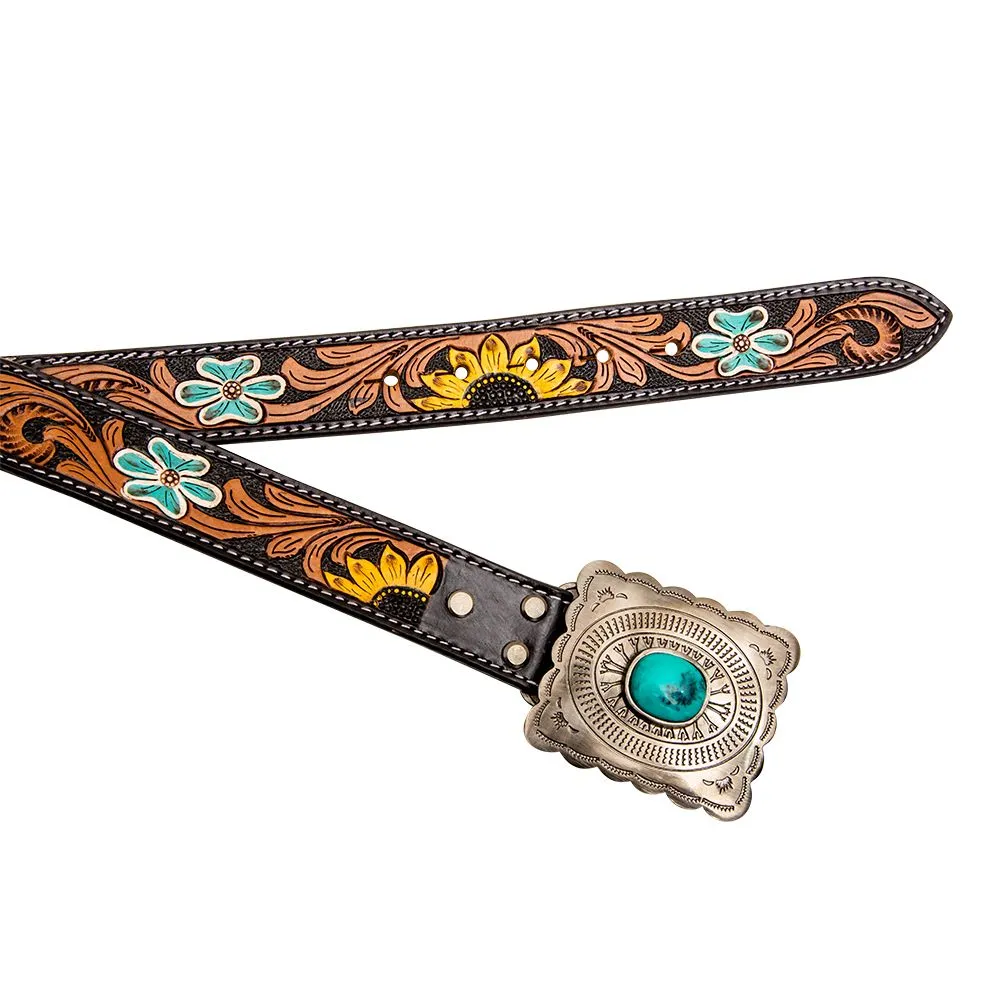 Myra Bag - Klepto Hand Tooled Concho Belt
