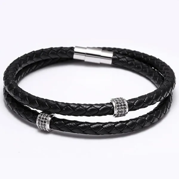 Nappa Leather Wrap Bracelet