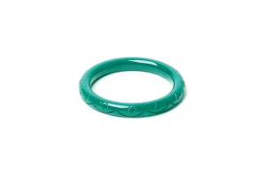 Narrow Drille Fakelite Maiden Bangle