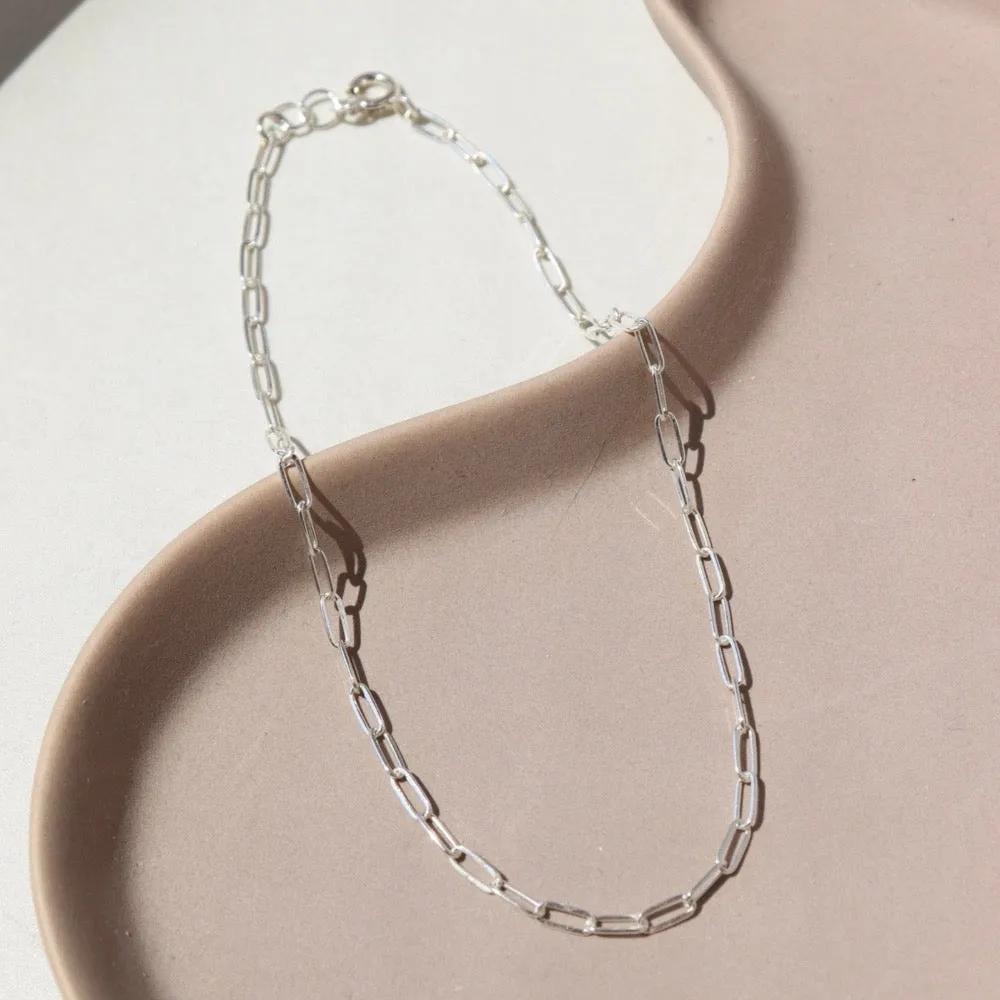Narrow Links Anklet