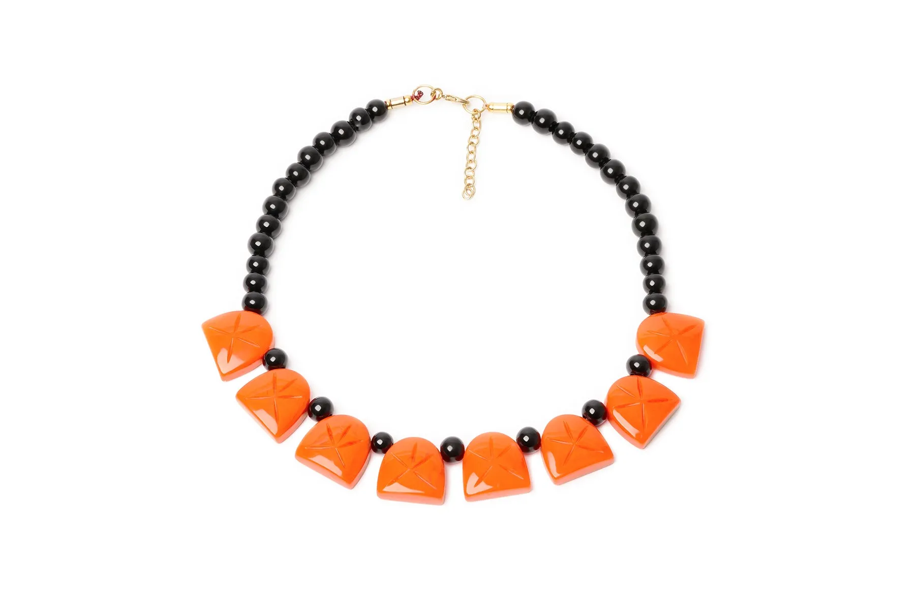 Narrow Paprika Fakelite Bangle