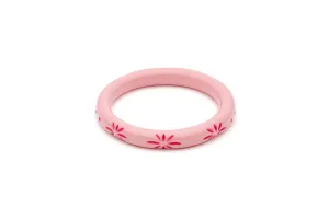 Narrow Ripple Carved Maiden Bangle