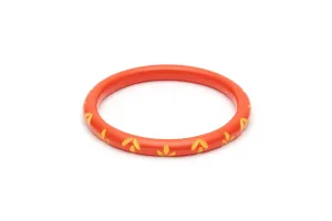 Narrow Sunset Carved Duchess Bangle
