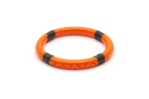 Narrow Tangerine Cane Duchess Bangle