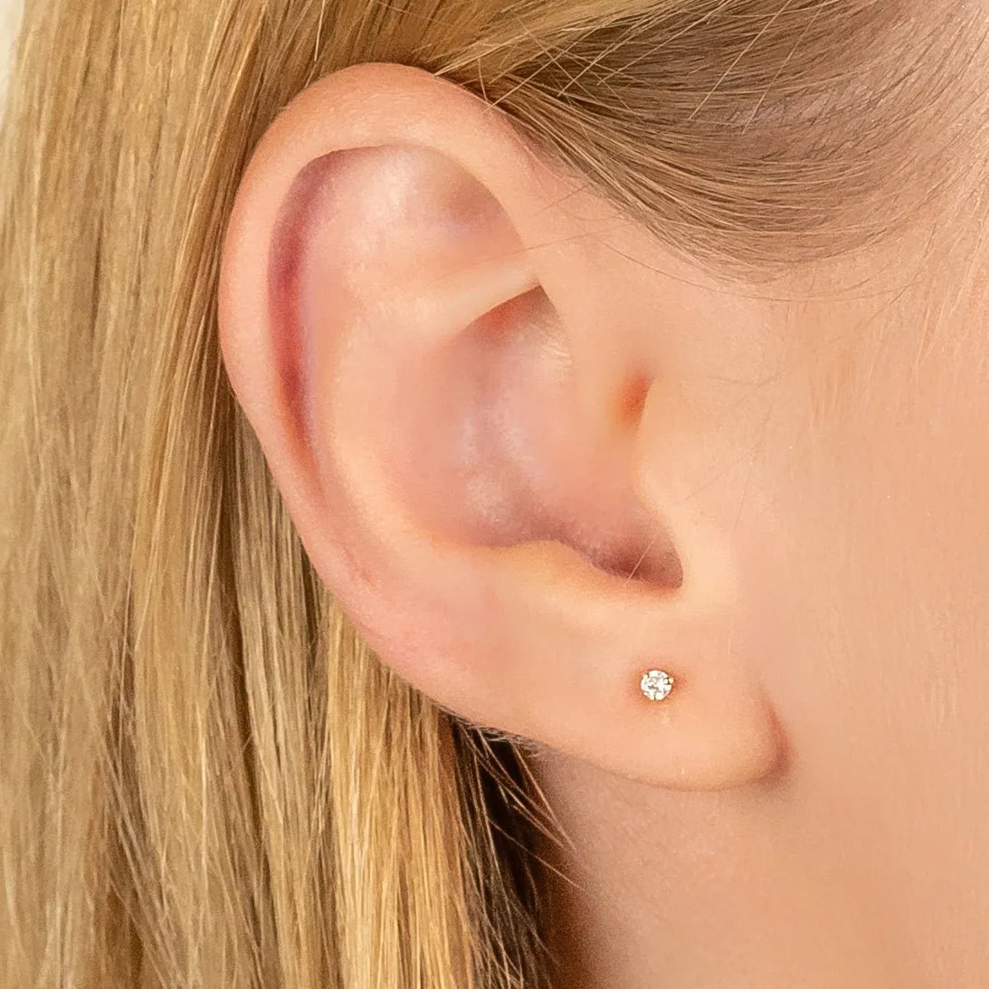 Natural Diamond Studs, Kimberly