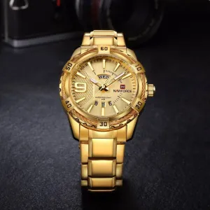 Naviforce Quartz Luxury Steel Watch For Men 9117