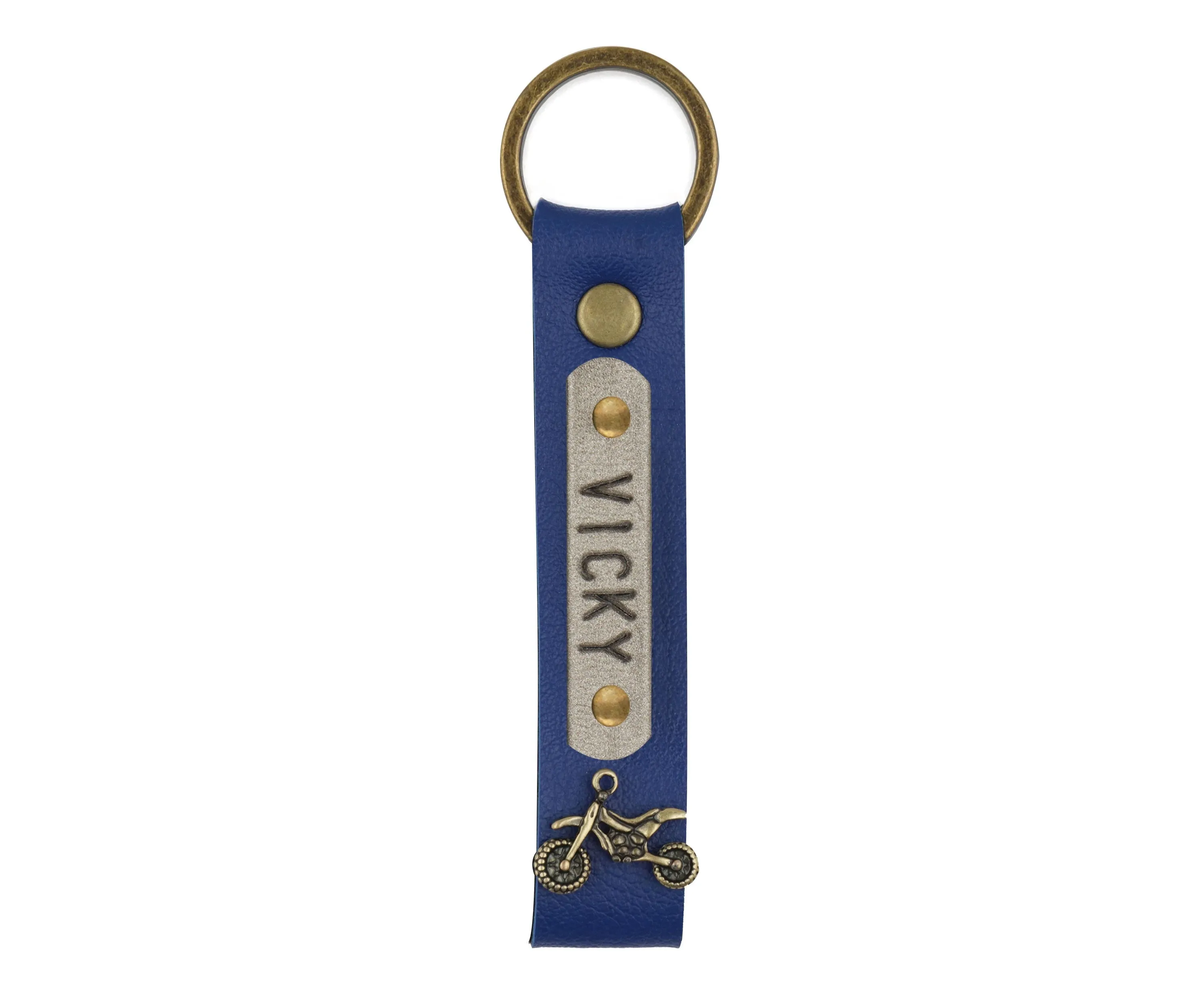 Navy Blue Keychain