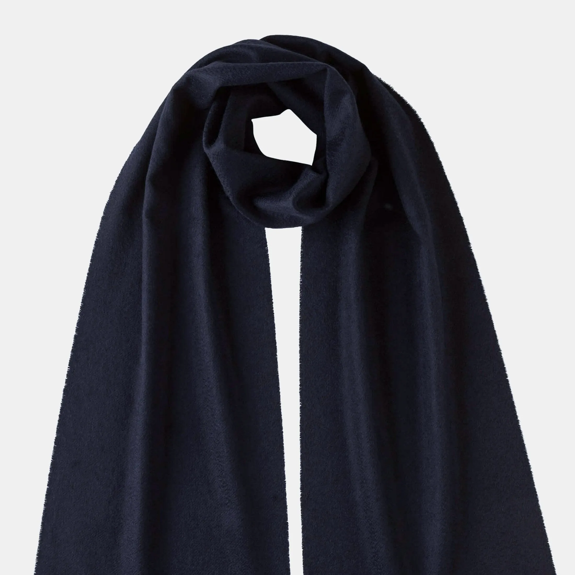 Navy Cashmere Scarf