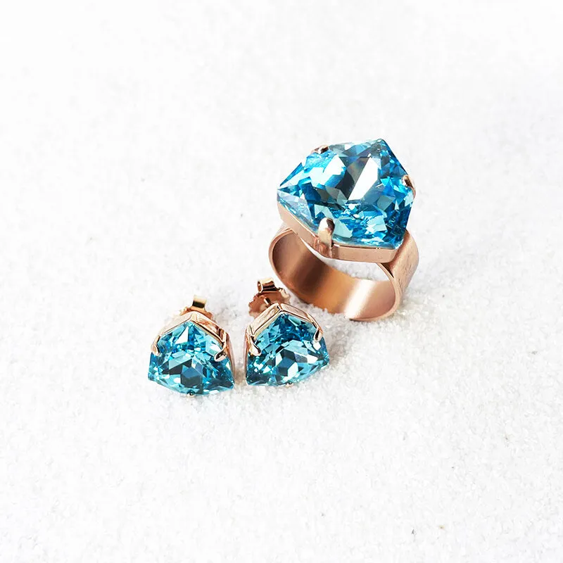 Naya Blue Swarovski Ring