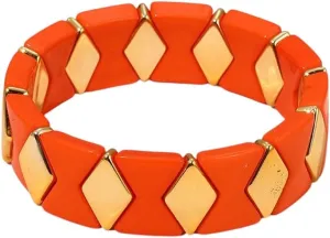 New 2025 Unisex Fashion Colorful Resin Bracelets For Women Bohemian Adjustable Chain Bracelets&Bangles Charms Multicolor Jewelry Gifts Elastic Decoration Luxury Trendy For Women And Men
