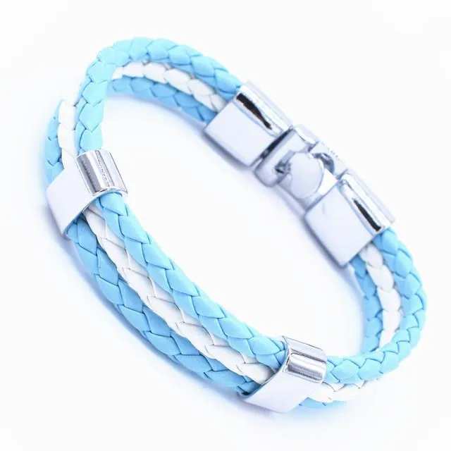 New 3 Layer Handmade Braided Wrist Band