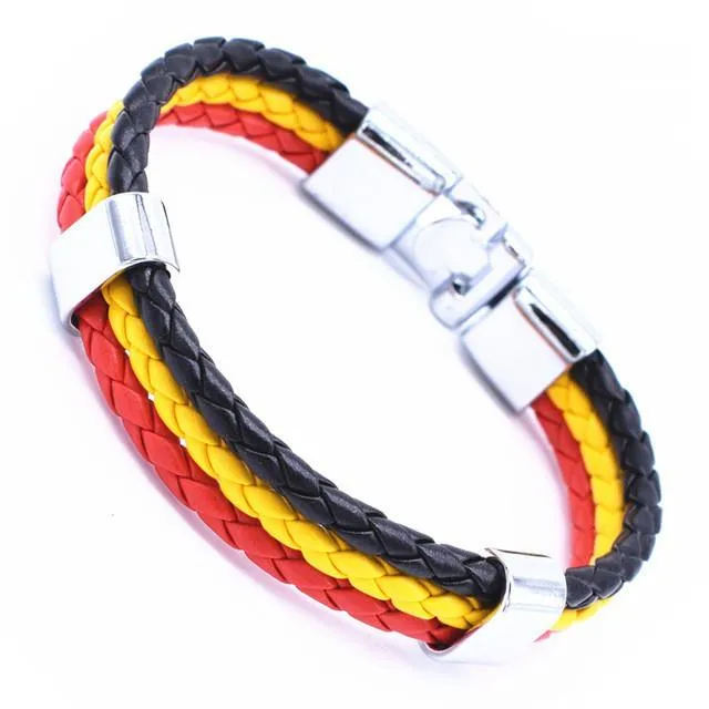 New 3 Layer Handmade Braided Wrist Band
