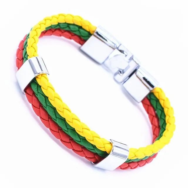New 3 Layer Handmade Braided Wrist Band