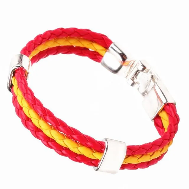 New 3 Layer Handmade Braided Wrist Band