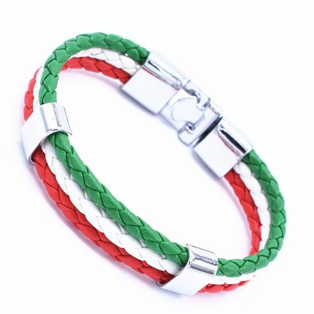 New 3 Layer Handmade Braided Wrist Band