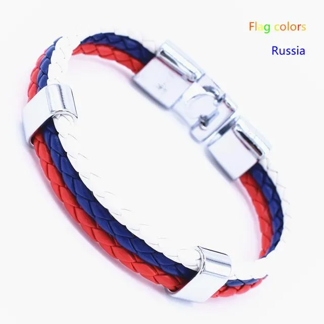 New 3 Layer Handmade Braided Wrist Band