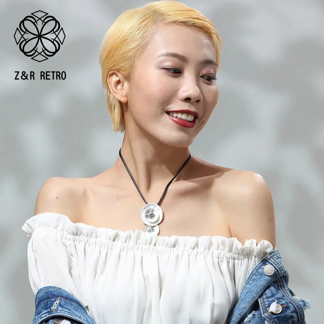 New in Neck Chokers Necklace Long Chains On the Neck Women's