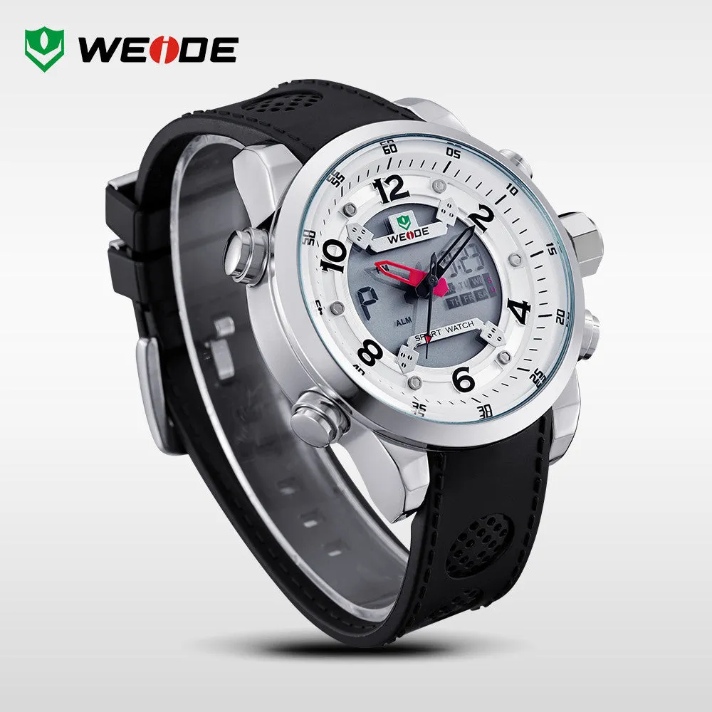 New WEIDE Relogio Masculino Outdoor Sport Watches For Men Quartz Digital Multimeter Luxury Brand Dive Watch 30 Meters Waterproof