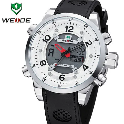 New WEIDE Relogio Masculino Outdoor Sport Watches For Men Quartz Digital Multimeter Luxury Brand Dive Watch 30 Meters Waterproof
