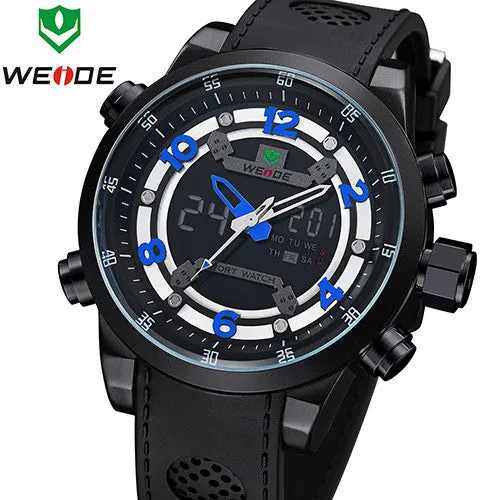 New WEIDE Relogio Masculino Outdoor Sport Watches For Men Quartz Digital Multimeter Luxury Brand Dive Watch 30 Meters Waterproof