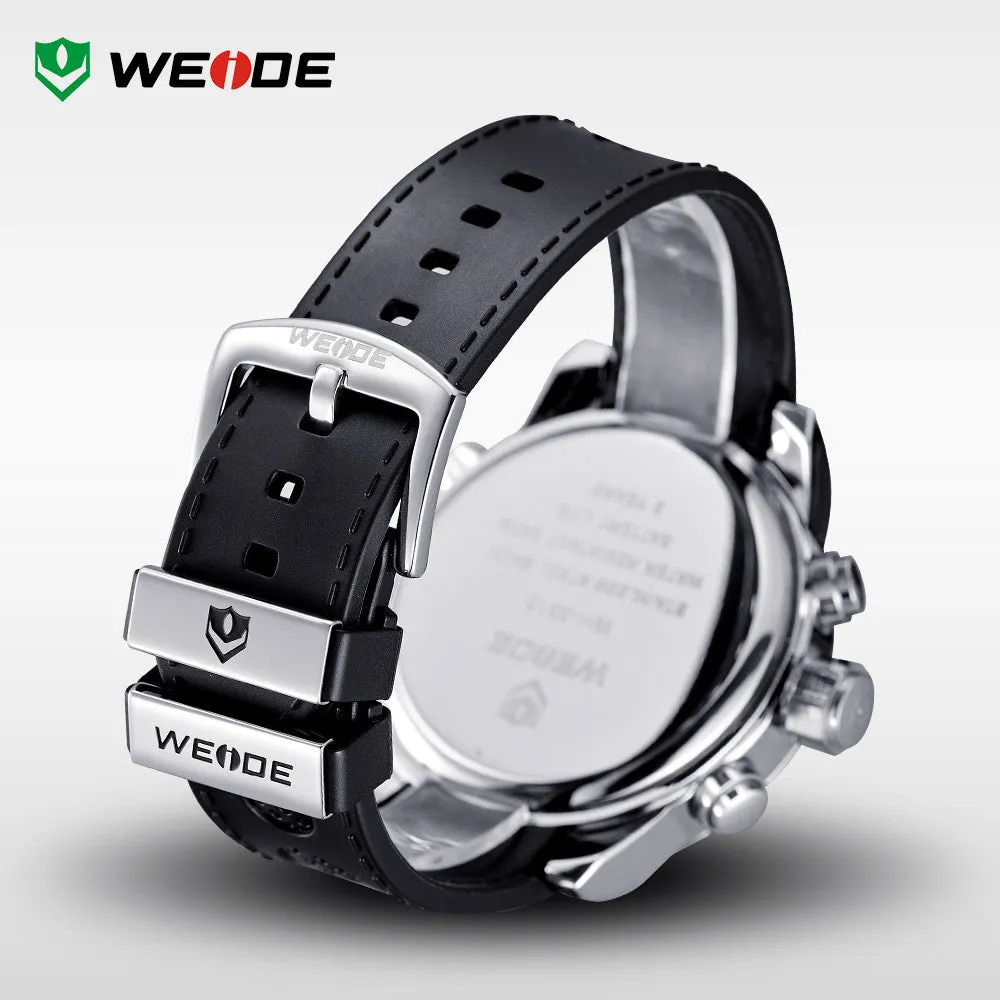 New WEIDE Relogio Masculino Outdoor Sport Watches For Men Quartz Digital Multimeter Luxury Brand Dive Watch 30 Meters Waterproof