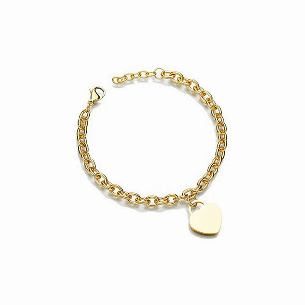 Continental Composites No-tarnish Medical Grade Titanium Smooth Engraved Bracelet