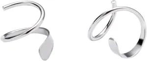 NOLITOY 1 Pair Geometric Earrings Silver Earring Helix Piercing Jewelry for Women