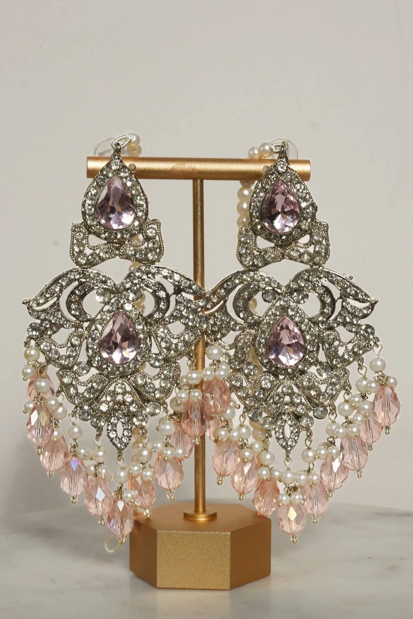 Noreen - Artisan Crafted Choker Necklace Set With Earrings & Tikka