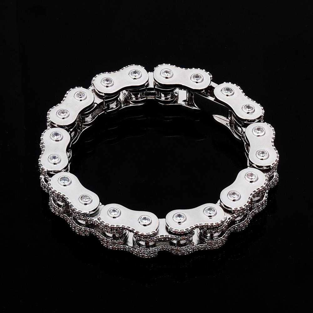 Cycolinks Bling 18mm Cubic Zirconia Bike Chain Bracelet built to last Mythical Vision