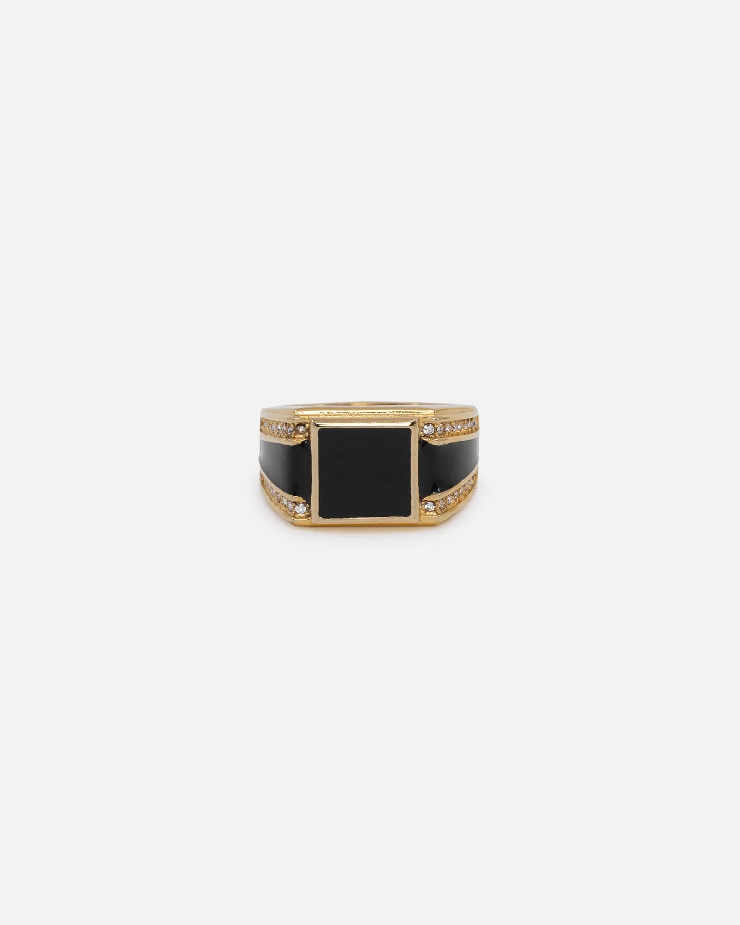 NXS Statement Ring Gold/Black