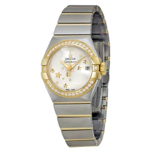 Omega Constellation Mother of Pearl Stainless Steel and Yellow Gold Ladies Watch 12325272005001 123.25.27.20.05.001