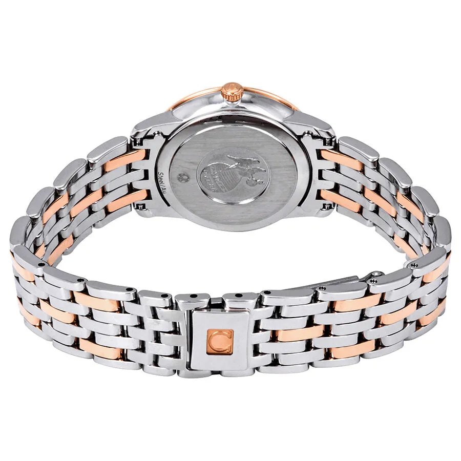 Omega De Ville Diamond Silver Dial Two-tone Ladies Watch 424.20.27.60.52.003